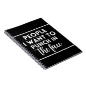 私が顔を殴りたい人 ノートブック (右側)