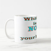 私が食べお前には関係ない コーヒーマグカップ (左)