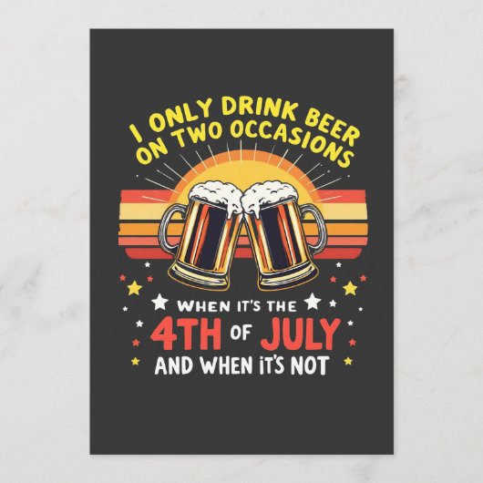 私が飲むのは7月おもしろい4日の2大事な行事 プログラム (正面)
