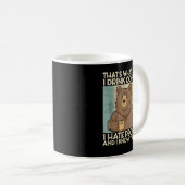 私が飲むコーヒーは人が嫌いだから コーヒーマグカップ (正面右)