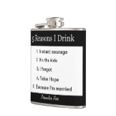 私が飲む5つの理由 フラスク (左)