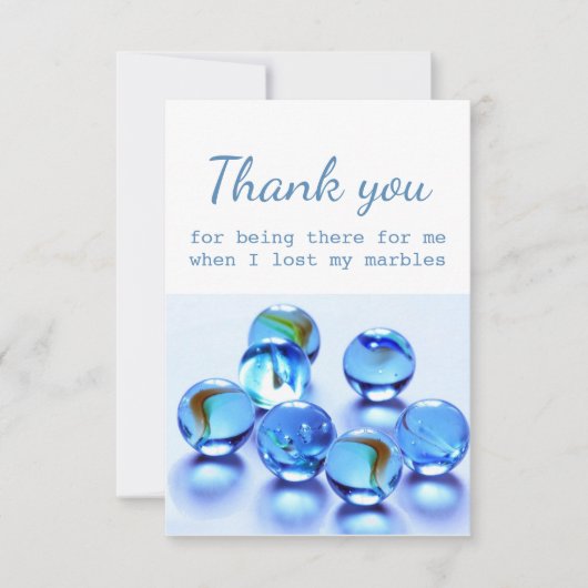 私が驚いた救済らあり失ったがとう サンキューカード (正面)