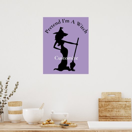 私が魔女のサンダー_コーブのふりをする ポスター (キッチン)