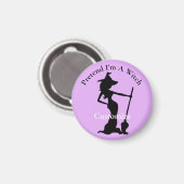 私が魔女のサンダー_コーブのふりをする マグネット (正面/裏面)