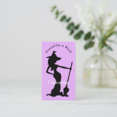 私が魔女のサンダー_コーブのふりをする 名刺 (スタンド正面)