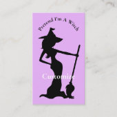 私が魔女のサンダー_コーブのふりをする 名刺 (正面)