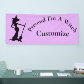 私が魔女のサンダー_コーブのふりをする 横断幕 (トレードショー)