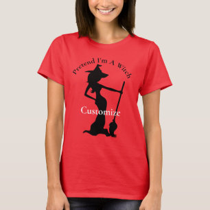 私が魔女のサンダー_コーブのふりをする Tシャツ