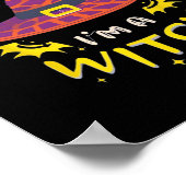 私が魔女のハロウィーンの衣装幽霊のふりをする ポスター (角)