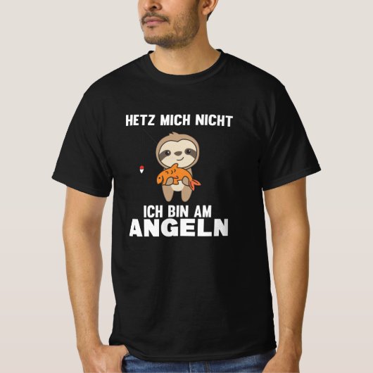 私が魚おもしろいの群れ Tシャツ (正面)