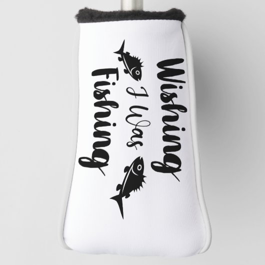 私が魚釣りおもしろい引用文 ゴルフヘッドカバー (回転90)