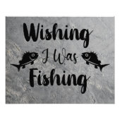 私が魚釣りおもしろい引用文 フォトプリント            (正面)