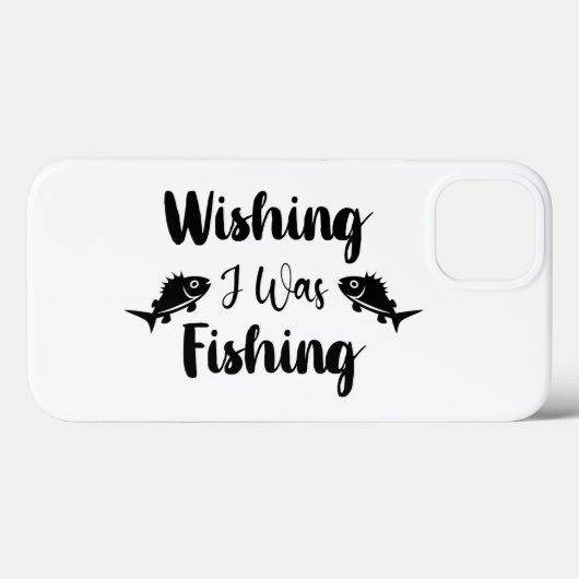 私が魚釣りおもしろい引用文 Case-Mate iPhoneケース (裏面 (横))