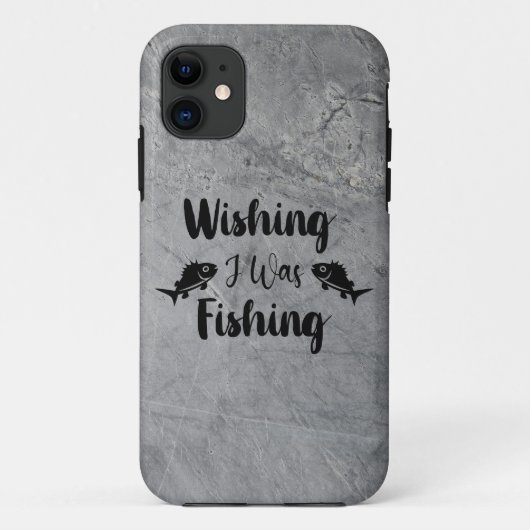 私が魚釣りおもしろい引用文 Case-Mate iPhoneケース (裏面)