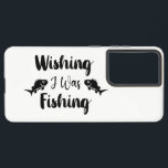 私が魚釣りおもしろい引用文 SAMSUNG GALAXY S21 ケース<br><div class="desc">ブラシスクリプトタイポグラフィ私は魚釣り</div>