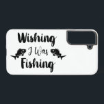 私が魚釣りおもしろい引用文 SAMSUNG GALAXY S22 ケース<br><div class="desc">ブラシスクリプトタイポグラフィ私は魚釣り</div>