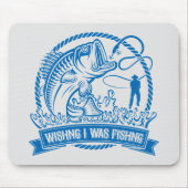 私が魚釣り マウスパッド (正面)