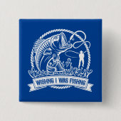 私が魚釣り 缶バッジ (正面)