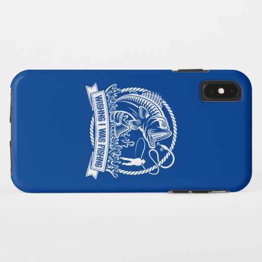 私が魚釣り Case-Mate iPhoneケース (裏面(横))