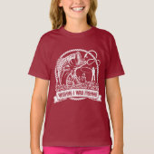 私が魚釣り Tシャツ (正面)