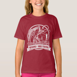 私が魚釣り Tシャツ