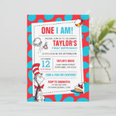 私が1人 |帽子誕生日招待状 招待状 (スタンド正面)