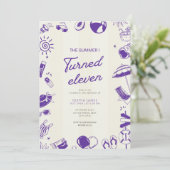 私が11歳の誕生日を迎えた夏 招待状 (スタンド正面)