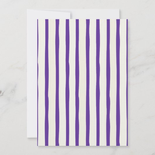 私が11歳の誕生日を迎えた夏 招待状 (裏面)