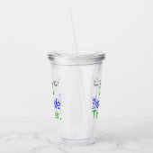 私が2年生の先生だって怖がらないおもしろい アクリルタンブラー (左)