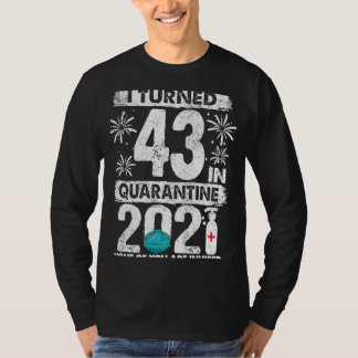 私が43歳で検疫2021で43歳43位B Tシャツ