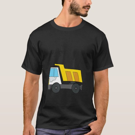 私が7番の全てをダンプ7建築ダンプトラック7th tシャツ (正面)