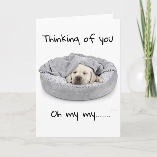 私が「あなた」のカードをどれだけ恋しく思使うかは分からない カード (正面)