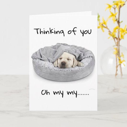 私が「あなた」のカードをどれだけ恋しく思使うかは分からない カード (黄色い花)