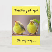 私が「あなた」のカードをどれだけ恋しく思使うかは分からない カード (正面)