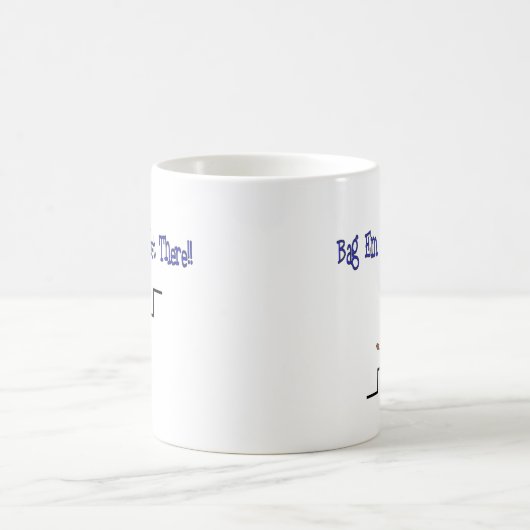 "私が"そこに着くまでバッグEm、呼吸のギフト コーヒーマグカップ (中央)