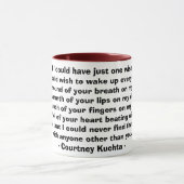 私が…ちょうど1つの願いを有することができれば マグカップ (中央)