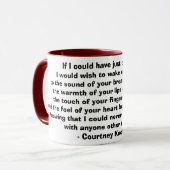 私が…ちょうど1つの願いを有することができれば マグカップ (正面左)