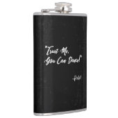 私が-アルコールを踊ってもいいことを信頼して下さい フラスク (右)