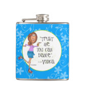 私が-ウォッカを踊ってもいいことを信頼して下さい フラスク (正面)