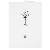 私が"ロマンチックなカードをしてもいい何Stickman "一見 (裏面)