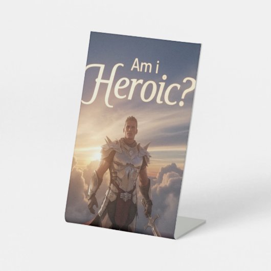 私が？ 台座サイン (正面)