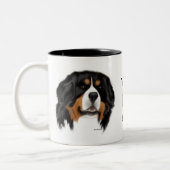 私が…女性マグであることをMadDogの言います ツートーンマグカップ (左)