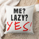 私が？怠惰？Yes! クッション (ブランケット)