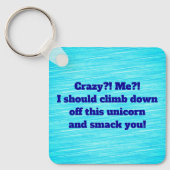 私が？熱狂する?キーホルダー キーホルダー (正面)