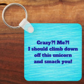 私が？熱狂する?キーホルダー キーホルダー (正面)