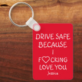 私が…Love You Keychain キーホルダー (正面)