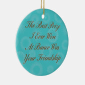 私がBuncoのオーナメントで勝った最も最高のな賞 セラミックオーナメント (右)