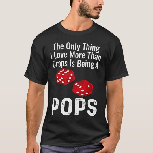 私がCrapsよりも好きなのはPである Tシャツ (正面)