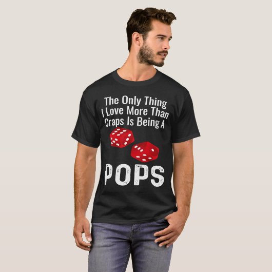 私がCrapsよりも好きなのはPである Tシャツ (正面フル)