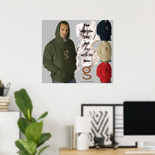 私がG Clothingの新しいポスターに参加 ポスター (ホームオフィス)